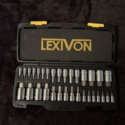 Lexivon máster Hex Bit Socket Set 32pc