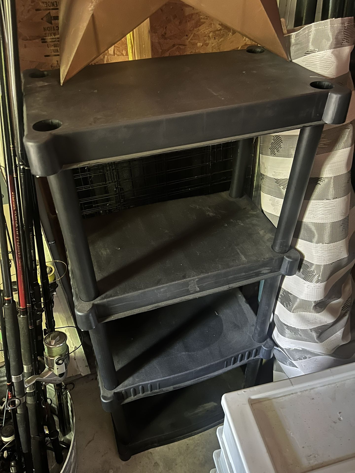 Plastic Garage Shelf