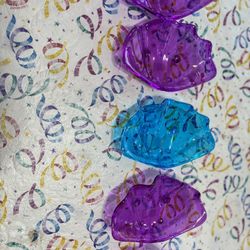 5 Plastic Serving Bowls Colorful Brand New 