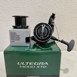 Lightly used Shimano Ultegra ULT14000XTD spinning reels 