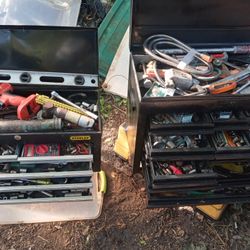 2 TOOLBOXES FULL OF ASSORTED TOOLS $300