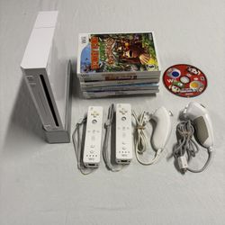 Nintendo Wii w/ Super Mario & Donkey Kong!