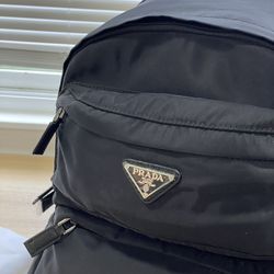 Black Nylon Backpack 