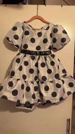 Girls Minnie Mouse Polka Dot Dress