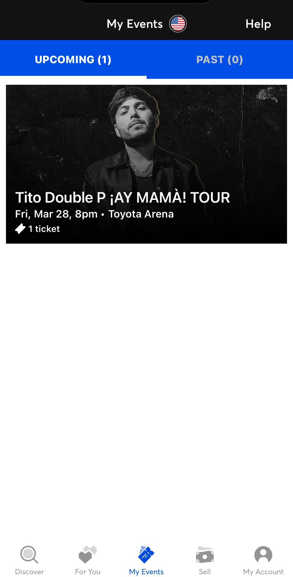 Tito Double P Concert Ticket