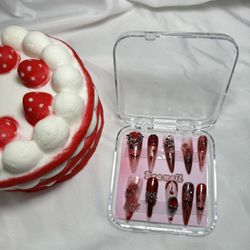 Hand made press on nail
