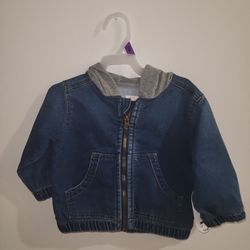 Wonder Nation Boy Stretch Knit Denim Jacket