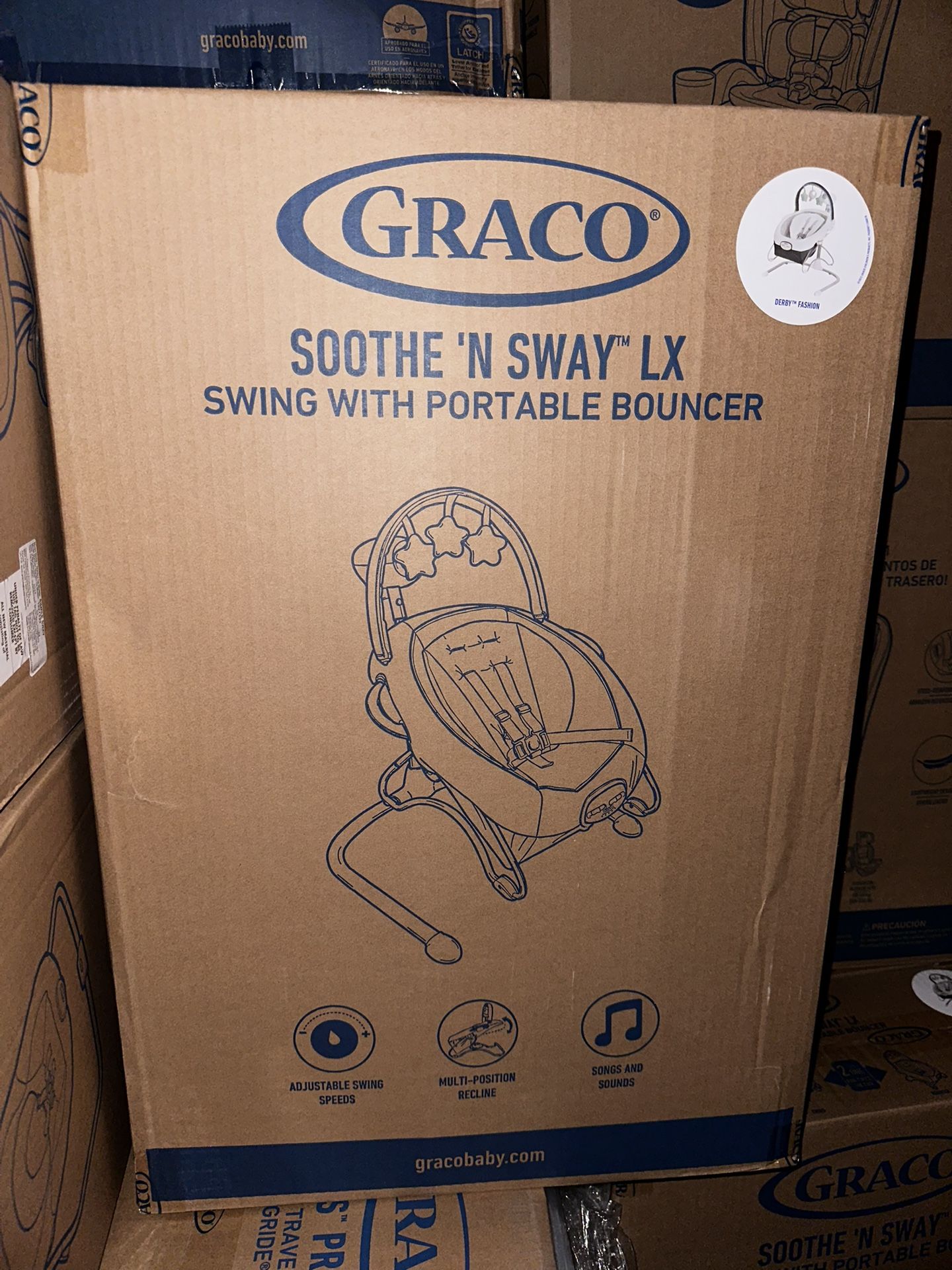 Graco 2-in-1 Baby Swing & Bouncer New in box