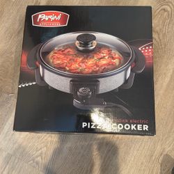 New Unopened 12” Nonstick Electric Pizza Cooker