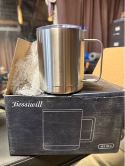 Stainless steel mugs