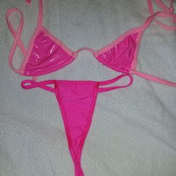 Hot pink dancer outfit