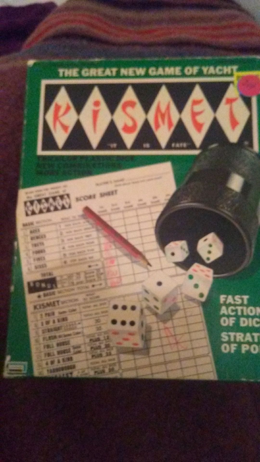 1964 kismet dice game. By spare time products. for Sale in Austin, TX