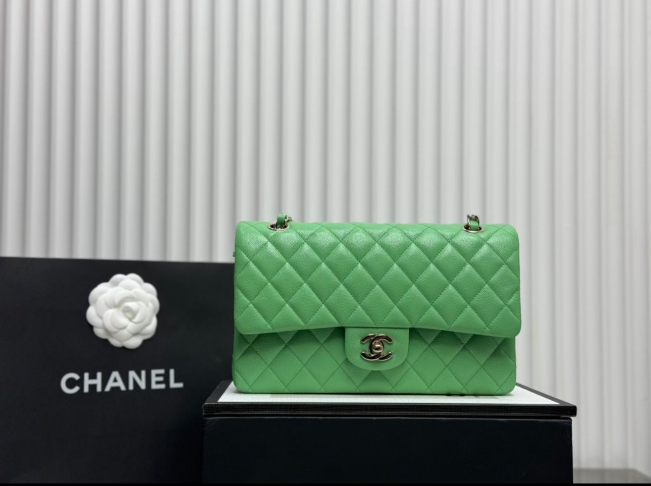 Green chanel bag