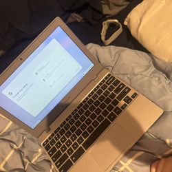 Laptop, AirPods And Apple Watch