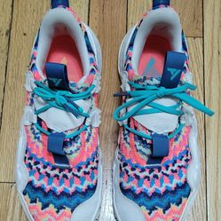 Adidas Trae Young 1 Tie-Dye White Athletic Shoes Men's Size 9 