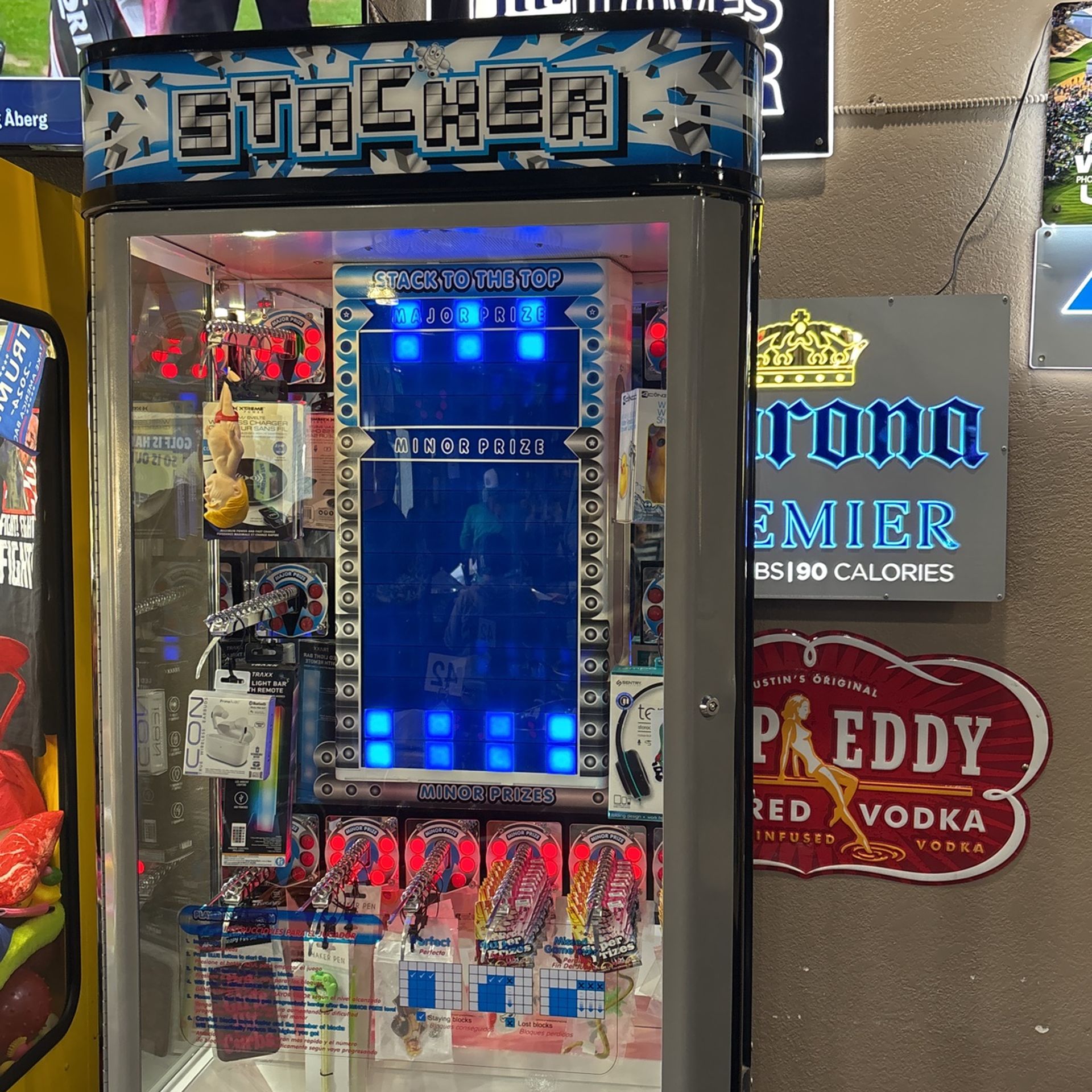 Stacker arcade game business