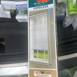 White Cordless Blind