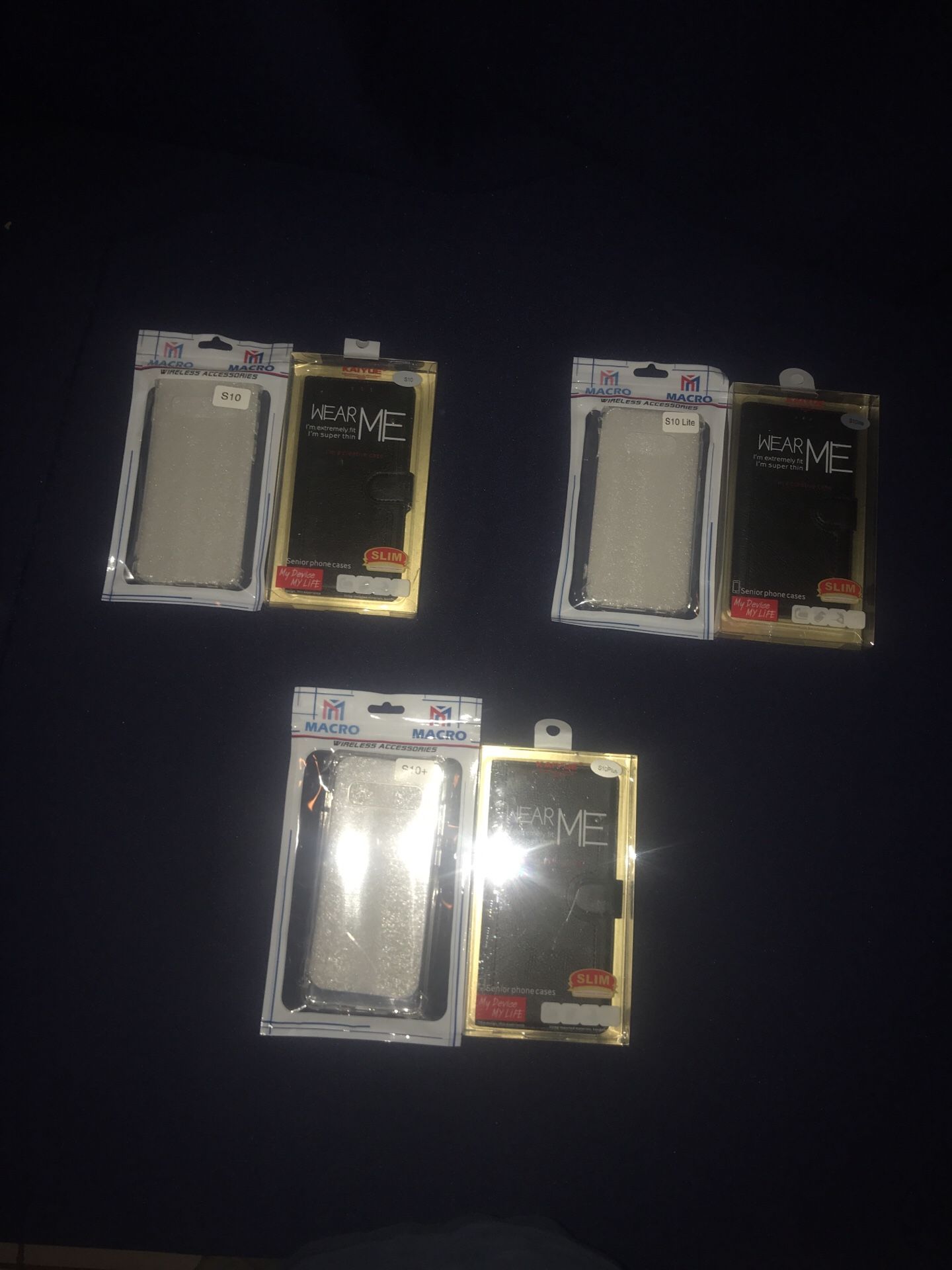 S10, s10 lite, s10+ carteras, protectores para teléfonos
