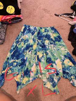 Little girls dress and skirt