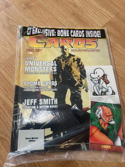 CARDS ILLUSTRATED Magazine #4 APRIL 1994, UNIVERSAL MONSTERS, BONE CARDS, SEALED