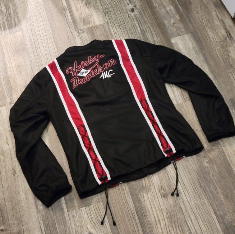 Harley Davidson Womens Racing Jacket Size Large