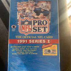 NFL Pro Set Series 1 Football Cards Unopened 