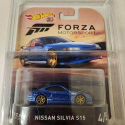 Hot Wheels Blue Forza Nissan Silvia S15 