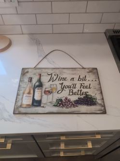 Kitchen decoration sign