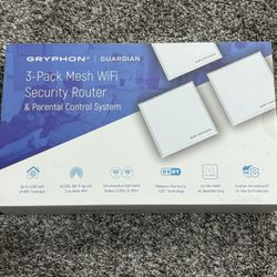 GRYPHON ‘Guardian’ Mesh WiFi Security Router & Parental Control System (3-pack)