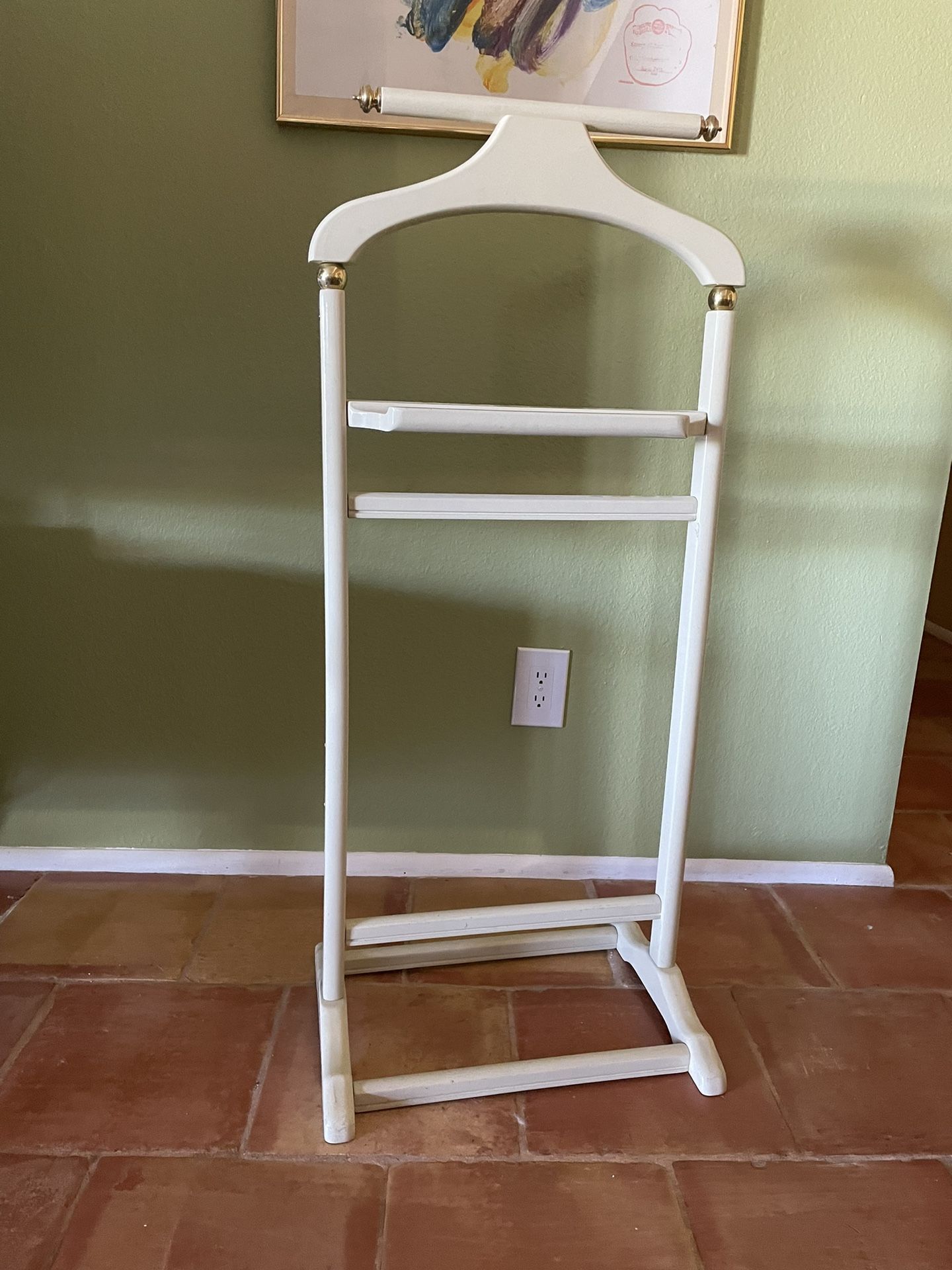 MCM Butler Valet Stand Brass Accents. 7th St/Thunderbird