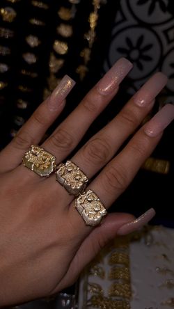 Gold plated rings $20 EACH