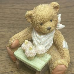 1992 Cherished Teddies Age 3 Bear Figurine
