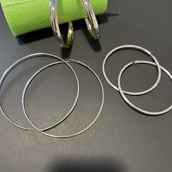 Loop Sterile Silver Earring 