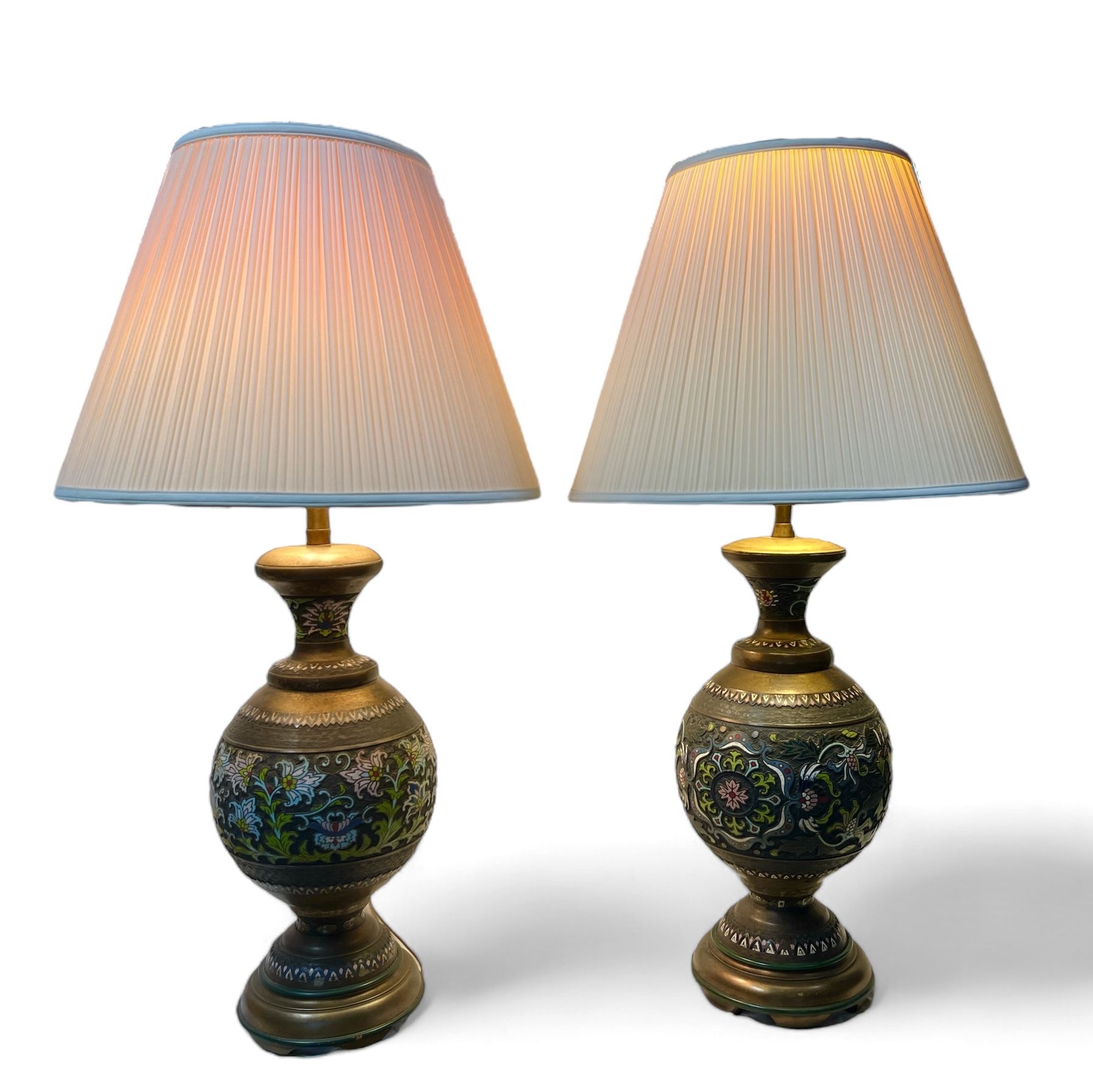 Marbro Set Of Antique Lamps