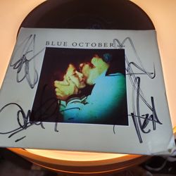 Autographed Blue October album