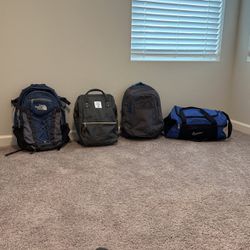 Travel/duffle/weekend/backpacks 