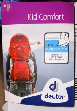Deuter Kid Comfort 1 Child Carrier Backpack with Sun Roof - Titan Granite