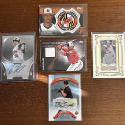 Baltimore Orioles 47 Card Lot - Autos, Relics, Numbered