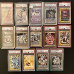 Pokemon Graded PSA Autograph Slabs