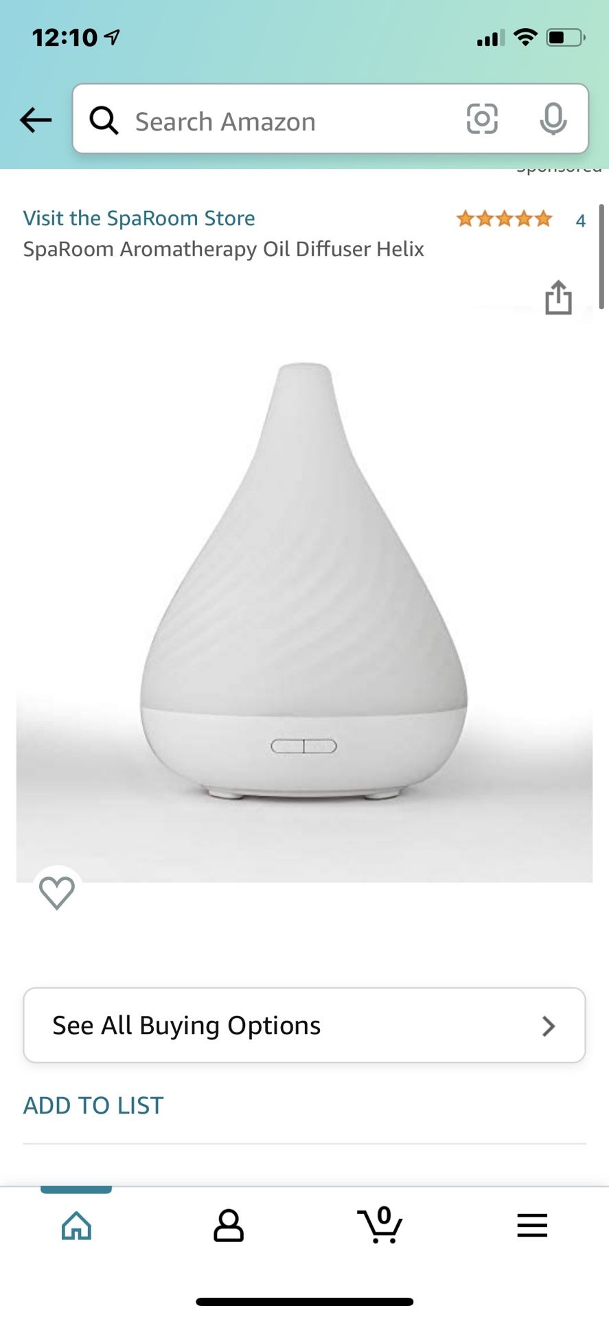 Aromatherapy Oil Diffuser