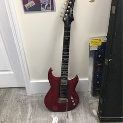 Hagstrom Electric Guitar XL -5 Ultralight Signed By Slash 