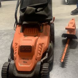 Electric Lawn Mower, Bush Trimmer And Weed Whacker