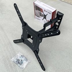 Brand New $19 Full Motion TV Wall Mount for 17-55” TVs Swivel and Tilt Bracket VESA 400x400mm, Max weight 66 Lbs