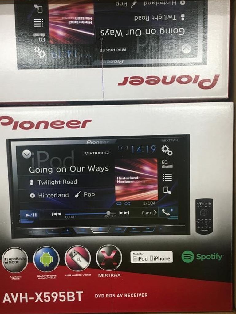 Pioneer AVH-x595 BT Car Stereo 7” inch Bluetooth USB