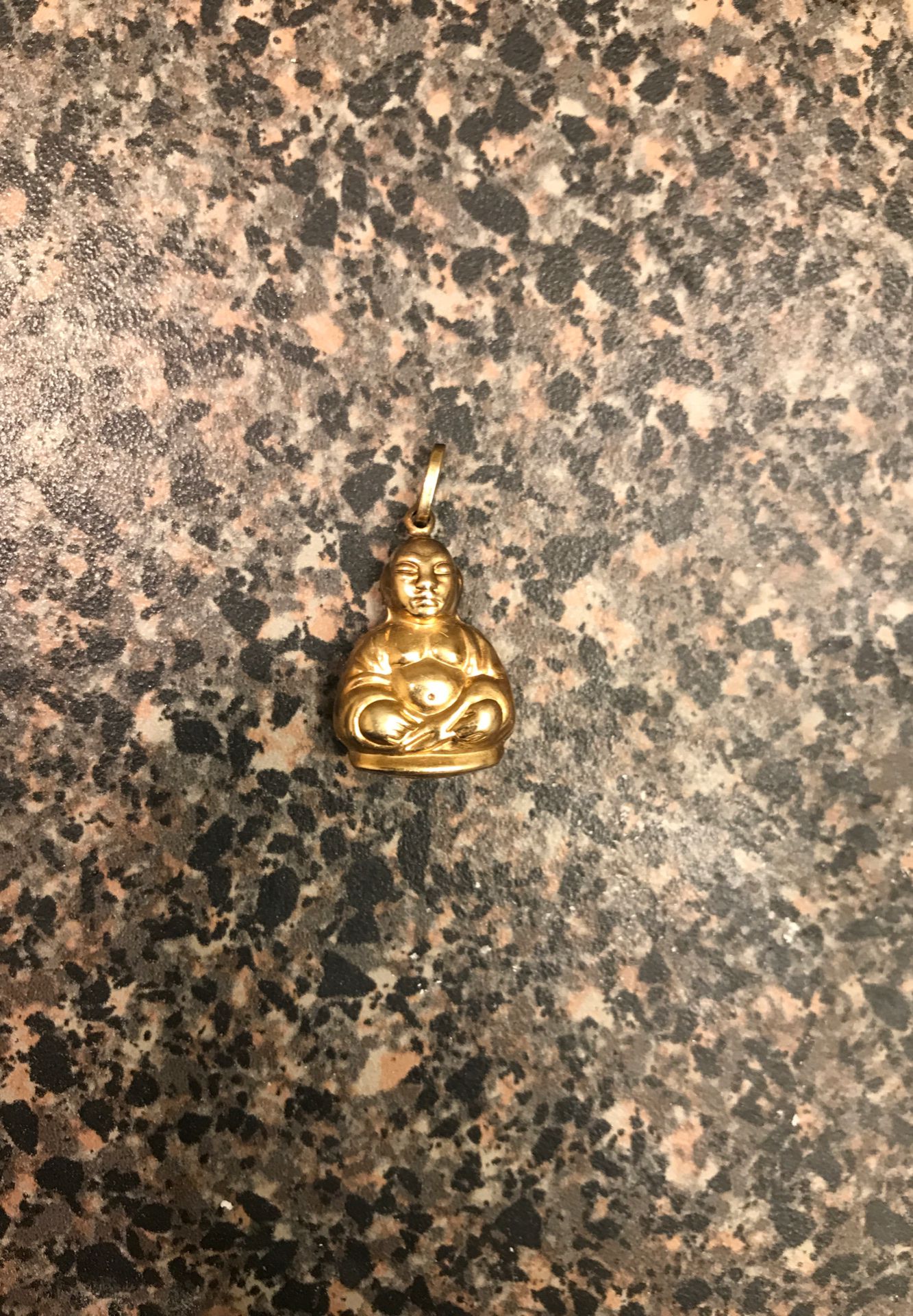 10k Gold Buddha Pendant