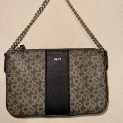 DKNY monogram Chain Shoulder Bag 
