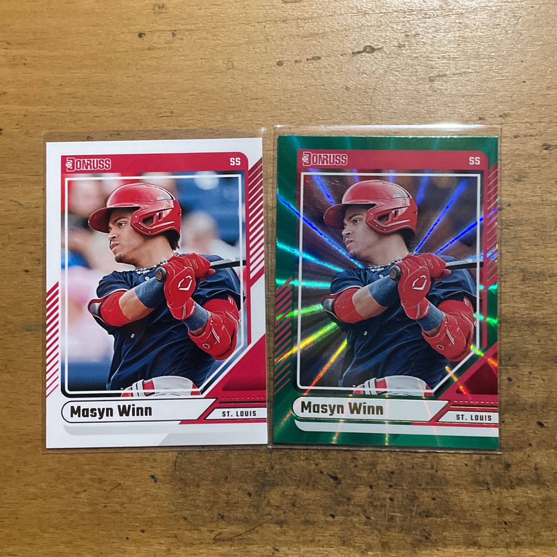 2024 DONRUSS MASYN WINN 2 CARD LOT