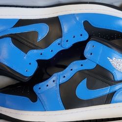 Nike Air Jordan 1 Mid Custom Blue Lighting 