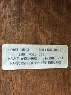 Seth Thomas Grandfather Clock