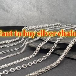 Want To Buy Silver Chains